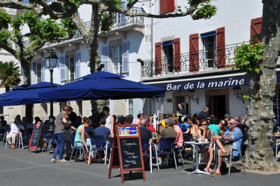 Cocori'Straw est utilisé au Bar de la Marine à Saint Jean de Luz