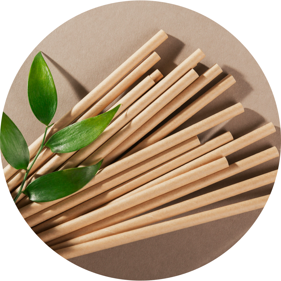 Image de pailles à boire de haute qualité en papier de couleur kraft Soyez Frères